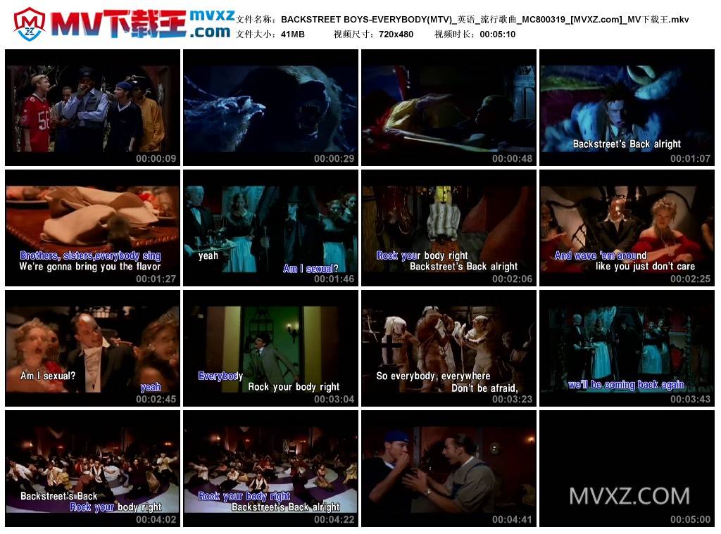 BACKSTREET BOYS-EVERYBODY(MTV)_英语_流行歌曲_MC800319